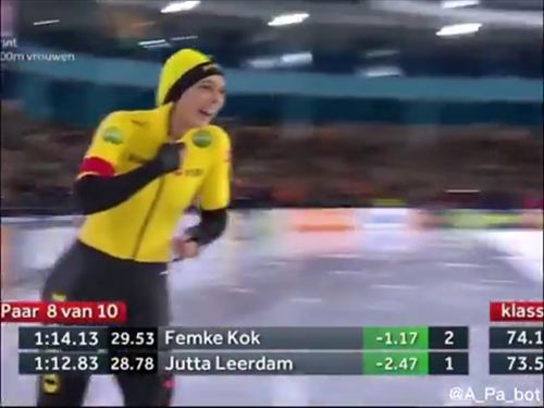 ユッタ・リールダム長野ワールドカップ グレーの下着露出でファン騒然