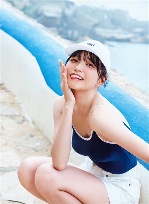 五百城茉央 水着グラビア ビキニで美巨乳輝く
