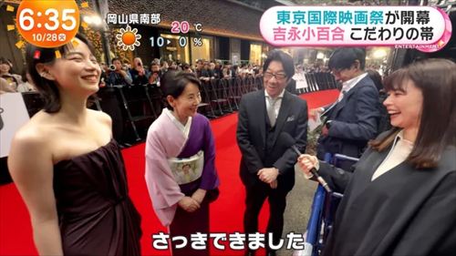 のん おっぱい露出祭り ずり下がりドレス谷間強調 第38回東京国際映画祭