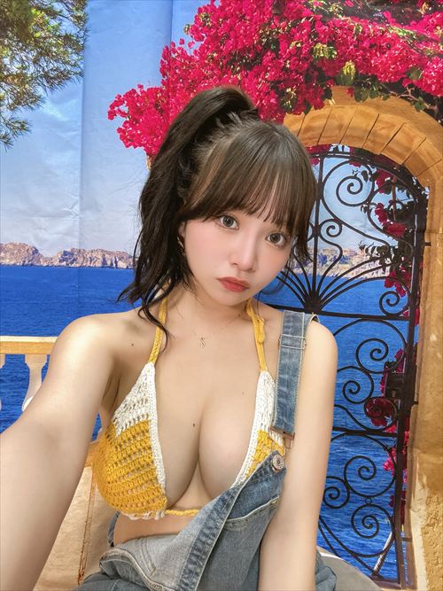 大嶋みく エロ自撮り Instagram過激水着ショット