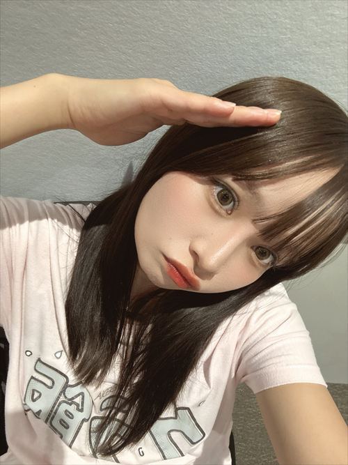 大嶋みく 自撮り Hカップおっぱい強調エロ画像
