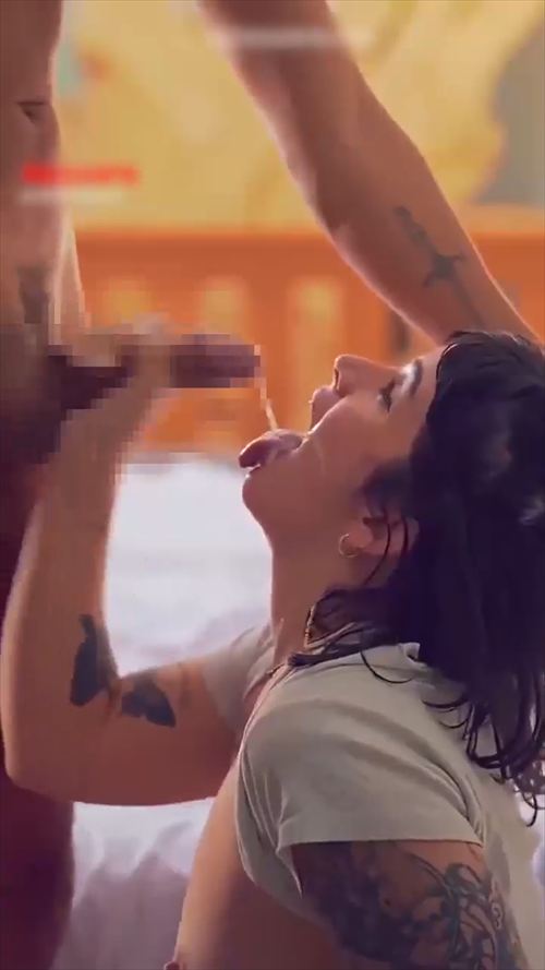 海外エロ映画 フェラで男優を完全に昇天させる瞬間