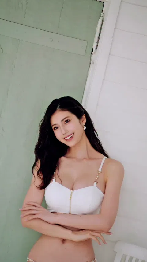 阿部なつき8頭身ボディが溢れる爆乳私服乳首浮きエロ