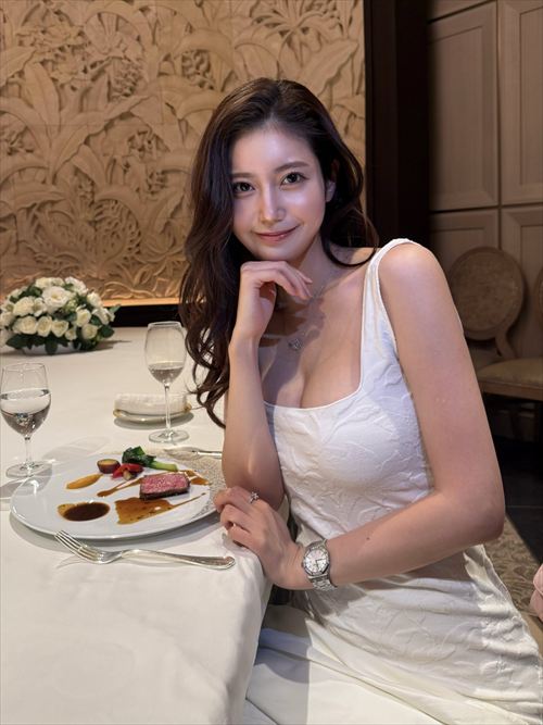 令和峰不二子阿部なつき私服おっぱい丸見え級谷間