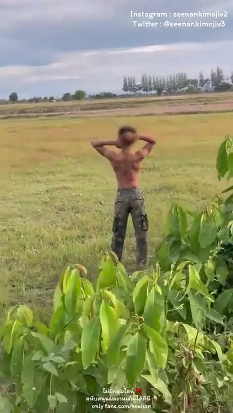 農家細マッチョ 配信者セックス 挿入射精動画