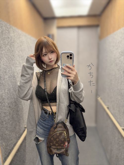 ほしまみ 自撮り巨乳 爆乳パチンコライター Twitterエロ 2021年デビュー 谷間全開