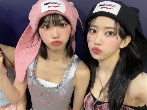 LE SSERAFIM・キム・チェウォングラビア自撮りライブおっぱいエロ画像