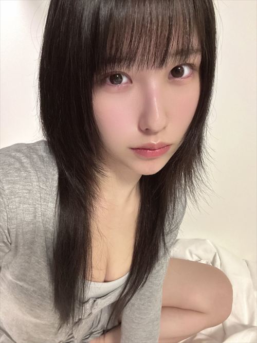 森嶋あんり エロ 自撮り Eカップニットパイスラ