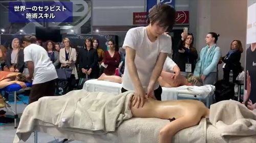 YouTubeエロ フランス美女 汗とオイル