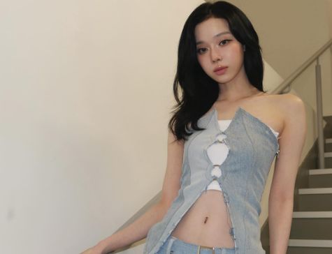 aespaウィンターのおっぱいエロ画像