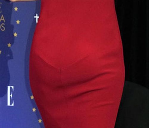 北川景子 お尻ドアップ パンティ線くっきり