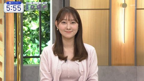 森山みなみアナ、ニュース番組で谷間を披露！！おっぱいで男を元気にさせてしまうｗｗ