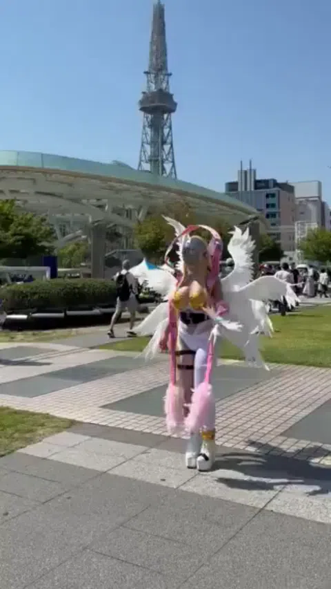 コスサミ2025の抜けるコスプレエロgif
