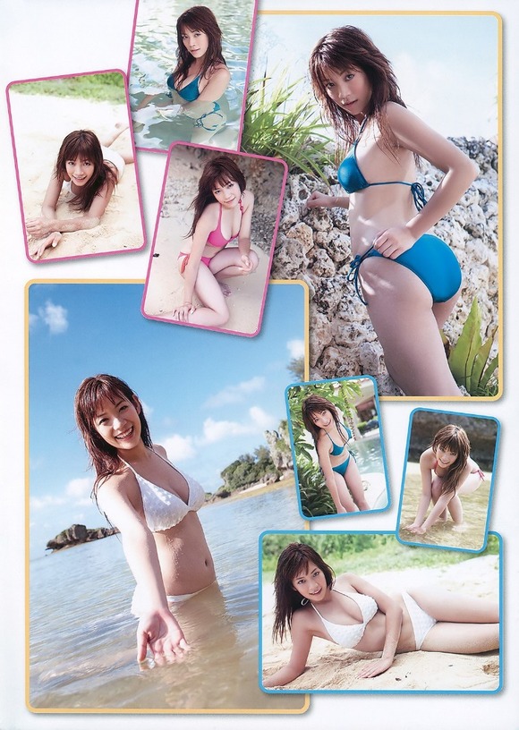 フォンチー水着グラビアおっぱいエロ画像