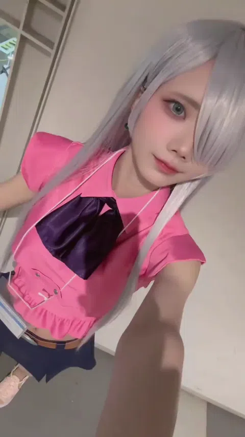 かれしちゃん コスプレGIF メイド服のセクシーシーン