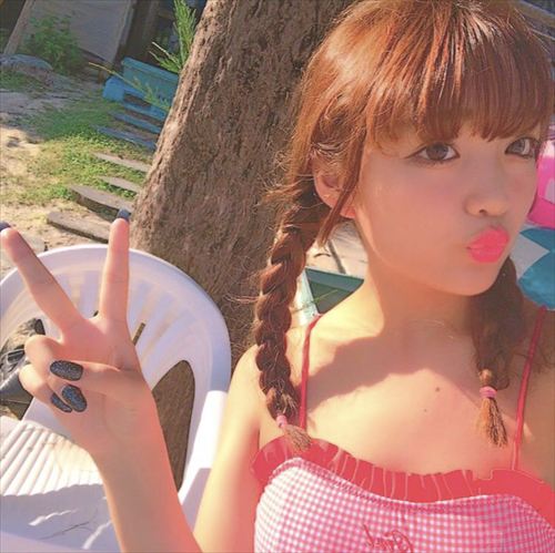 ねおちゃん（山崎嶺緒）の水着おっぱいがエロい！人気インフルエンサー