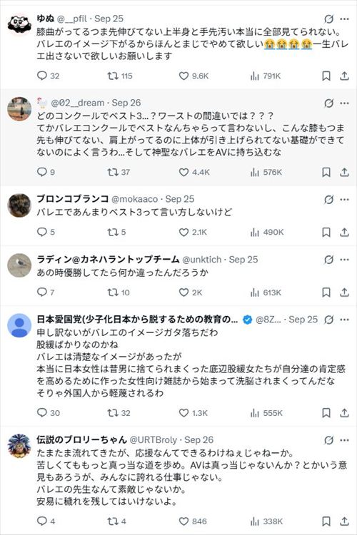 清野咲 バレエの優雅さでAVシーンを魅了