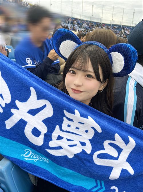 杉井みぃ #よーよーよー 赤色担当 野球スタジアム 応援 2025