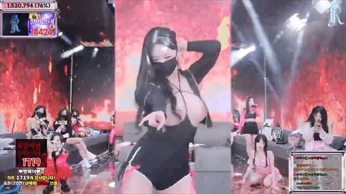 パンダライブエロヌード乳首おっぱい韓国番組Koreanpandalive