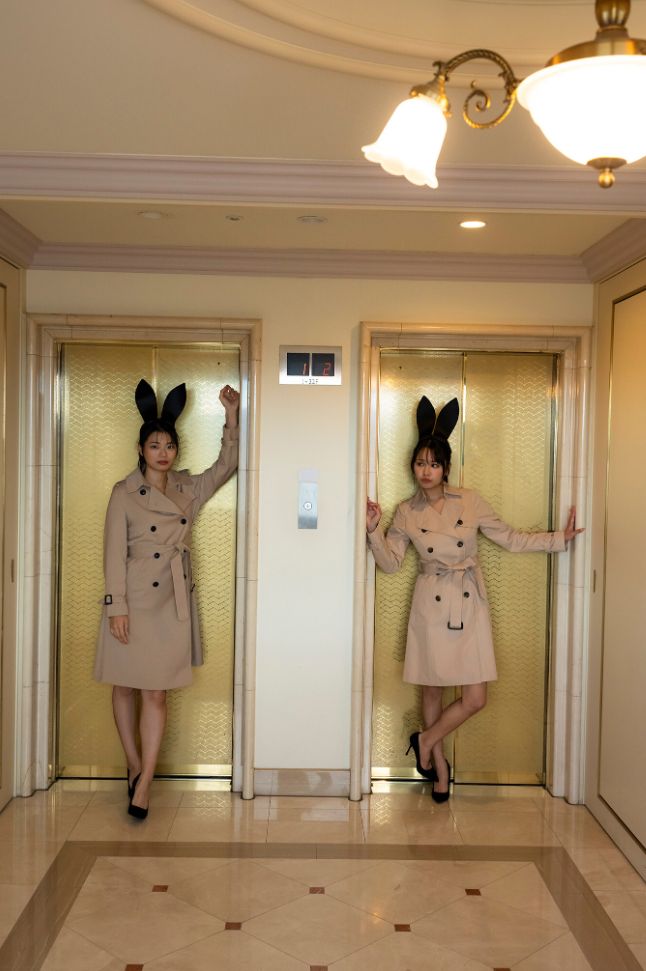 田野憂ヌードエロ乳首グラビア写真集どエロいWバニー