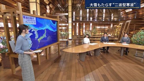 細川栞アナエロ透けおっぱいニット