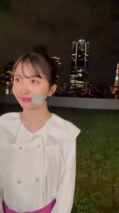 細川栞アナエロ透けおっぱいニット