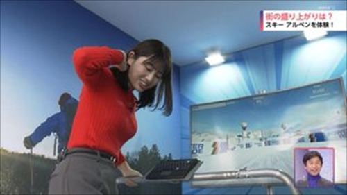 浅田春奈アナエロミラノ・コルティナ2026おっぱい