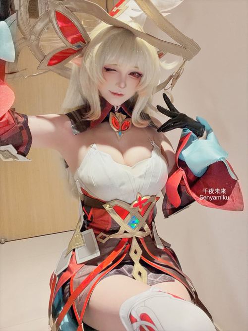 千夜未来エロコスプレ私服自撮り美形レイヤーおっぱい