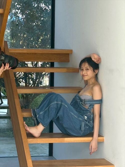 門脇遥香 グラビア撮影オフショットエロ画像03