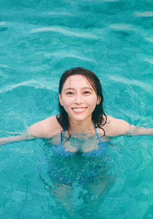 弓木奈於 セミヌード エロ 乃木坂46 パンチラ 水着 グラビア